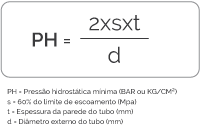 calculadora de pressão tubos